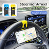 2 Counts of Steering Wheel Phone Holders, Mixed Color Fixers, Stable during Driving, Phone Won’T Fall Off
